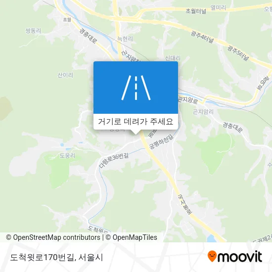 도척윗로170번길 지도