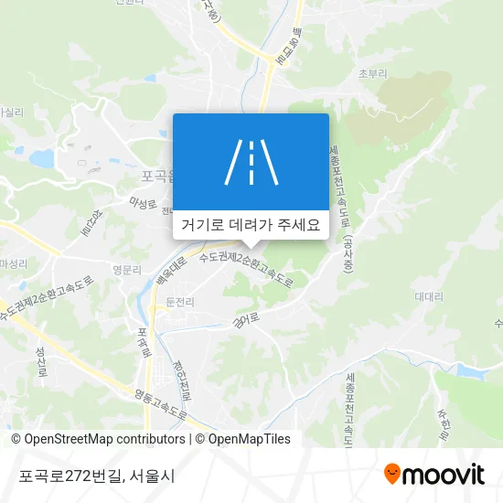 포곡로272번길 지도