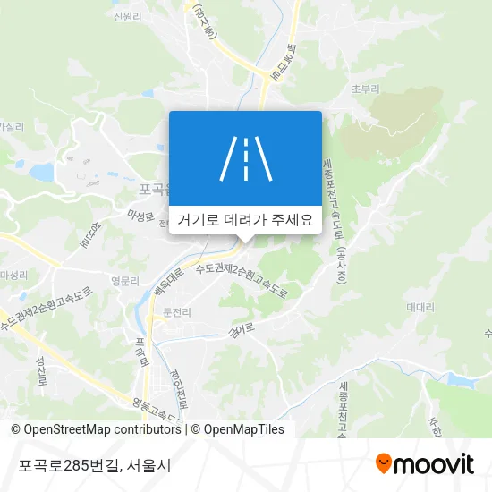 포곡로285번길 지도
