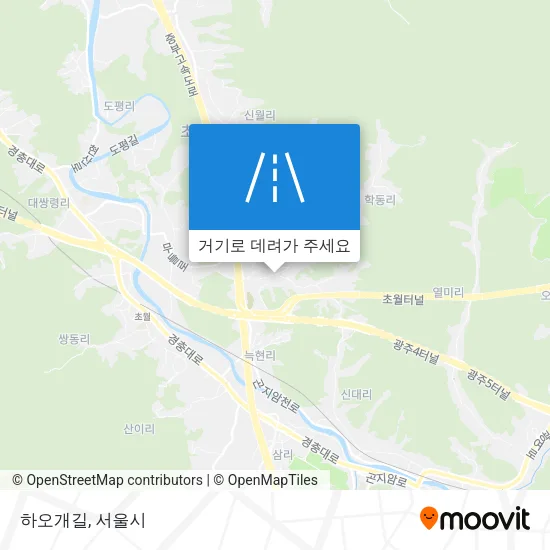 하오개길 지도