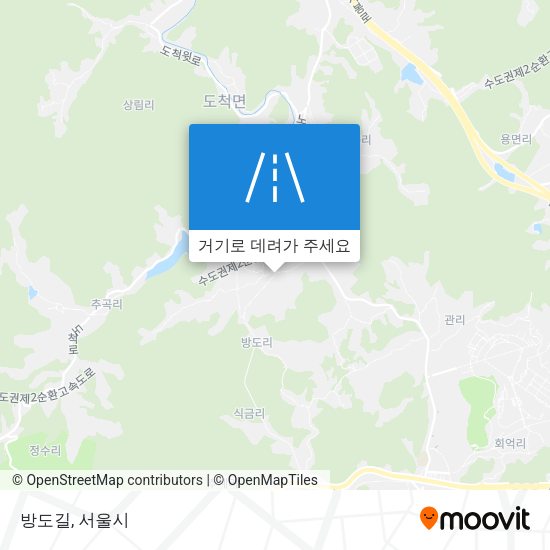 방도길 지도