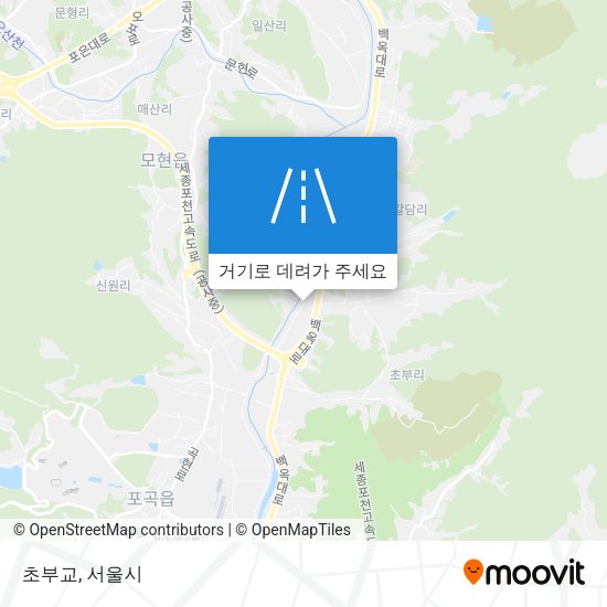 초부교 지도