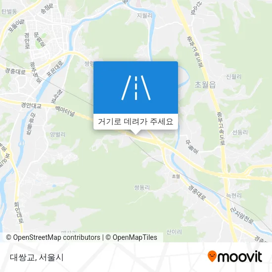 대쌍교 지도