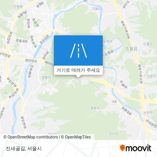 진새골길 지도