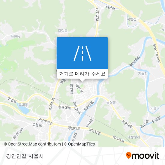 경안안길 지도