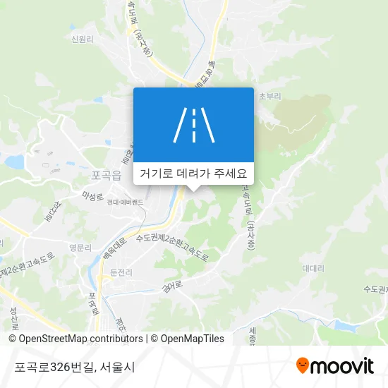 포곡로326번길 지도