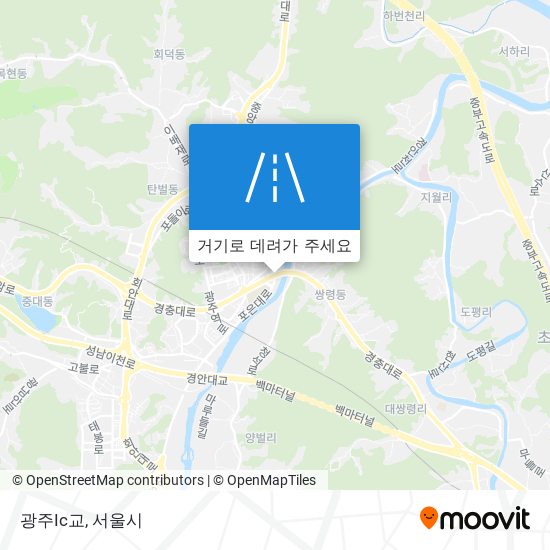 광주Ic교 지도