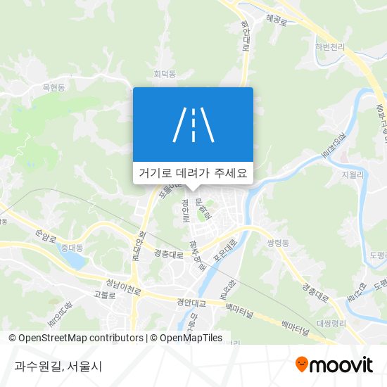 과수원길 지도