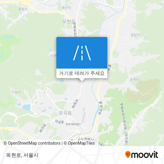 옥현로 지도
