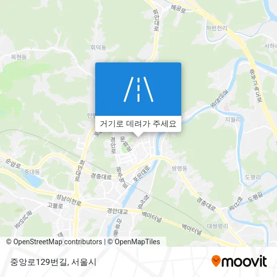 중앙로129번길 지도
