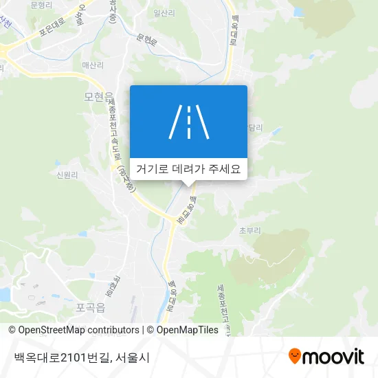 백옥대로2101번길 지도