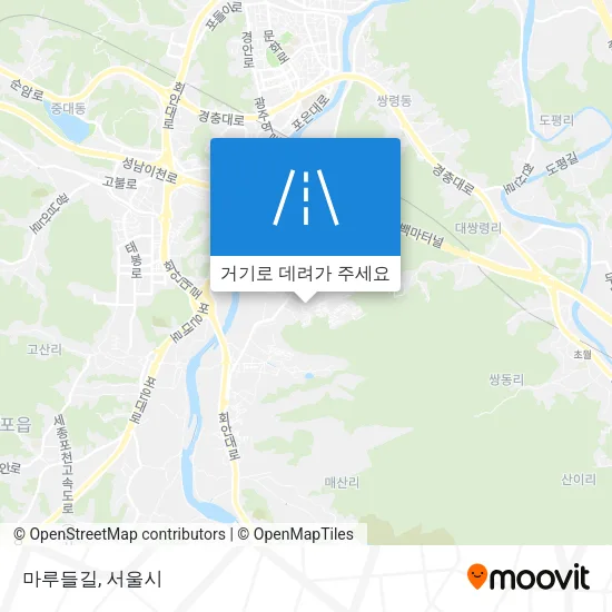 마루들길 지도