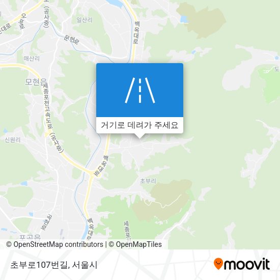 초부로107번길 지도