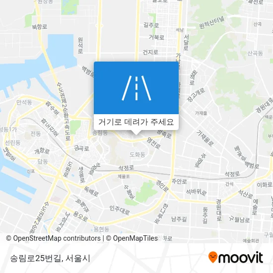 송림로25번길 지도