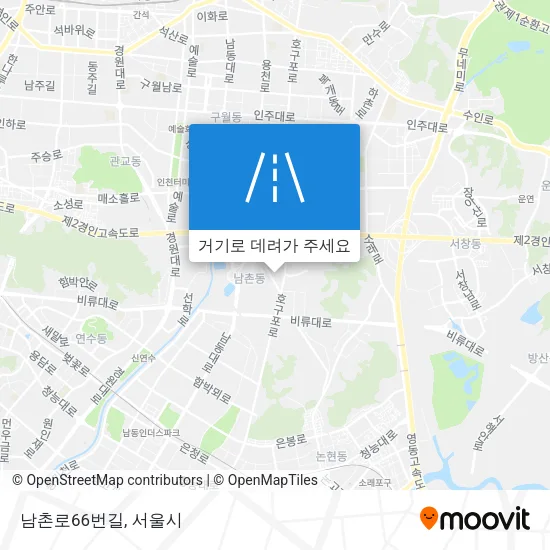 남촌로66번길 지도