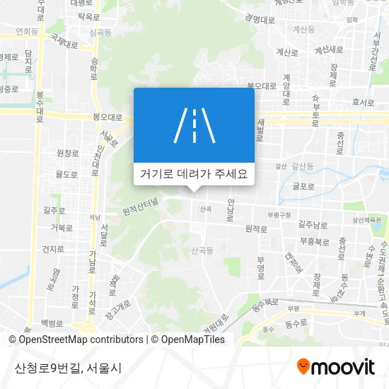 산청로9번길 지도