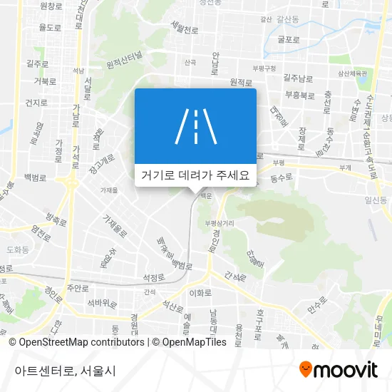 아트센터로 지도