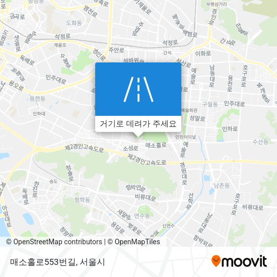 매소홀로553번길 지도