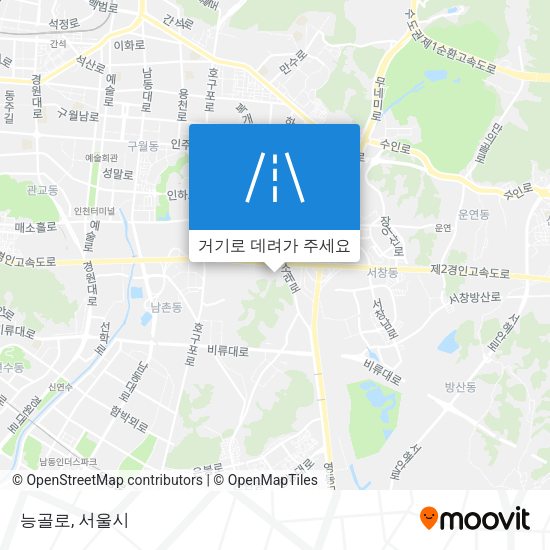 능골로 지도