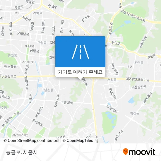 능골로 지도