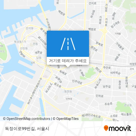 독정이로99번길 지도