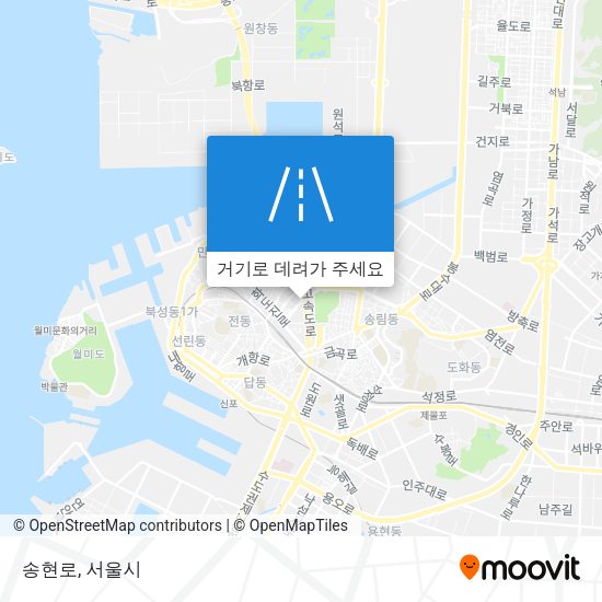 송현로 지도