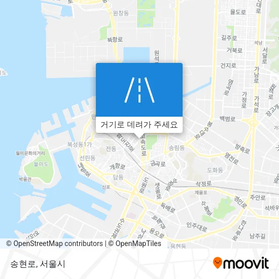 송현로 지도
