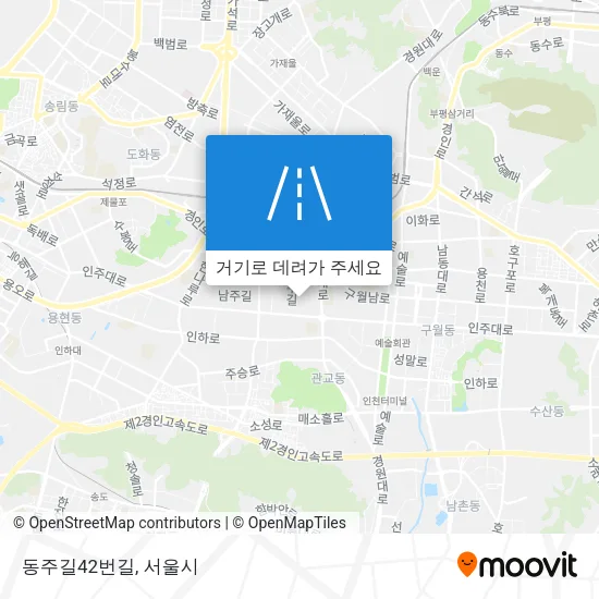 동주길42번길 지도