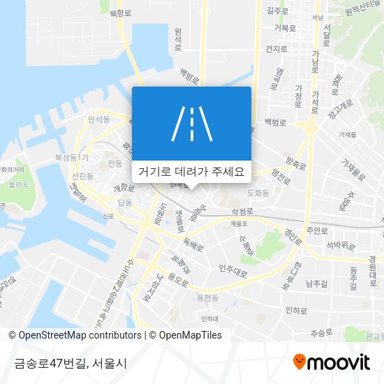 금송로47번길 지도