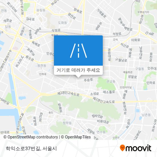 학익소로37번길 지도