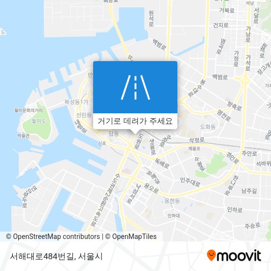 서해대로484번길 지도