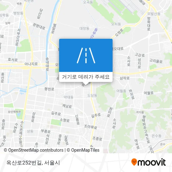 옥산로252번길 지도