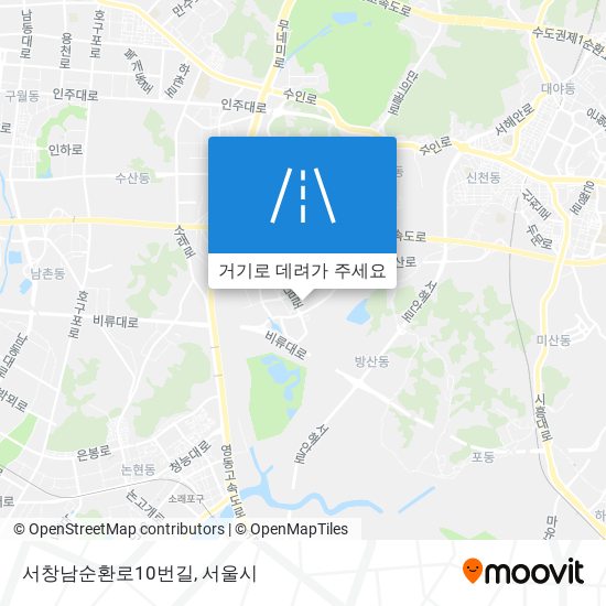 서창남순환로10번길 지도