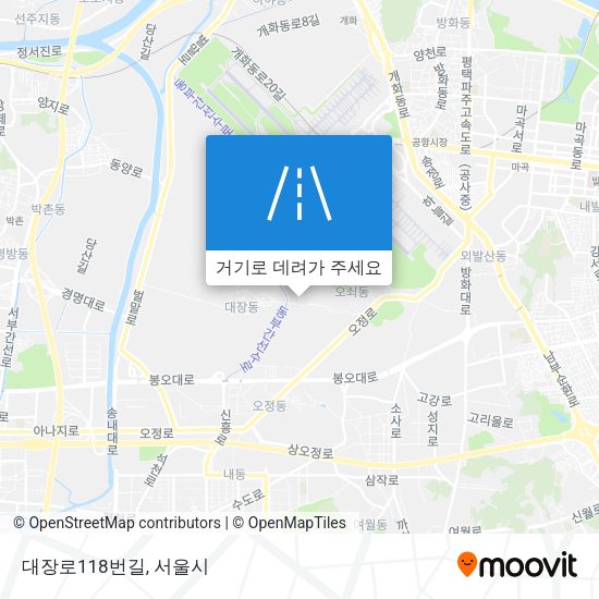 대장로118번길 지도