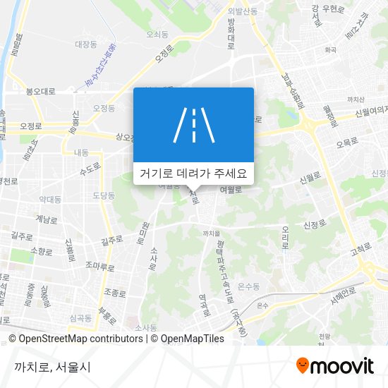 까치로 지도