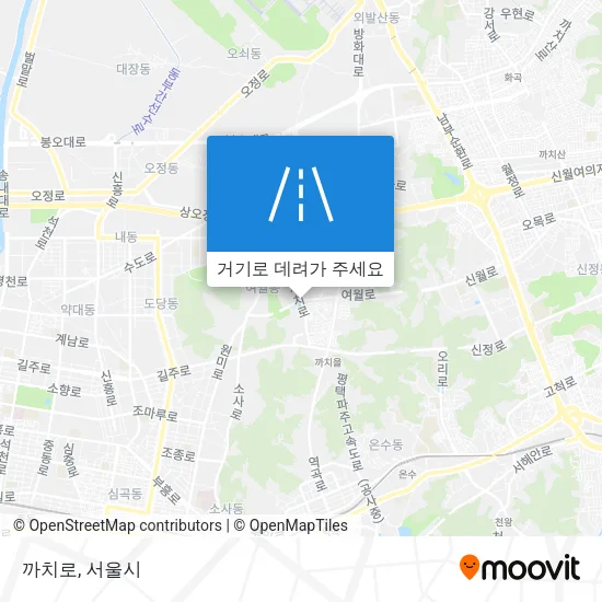 까치로 지도