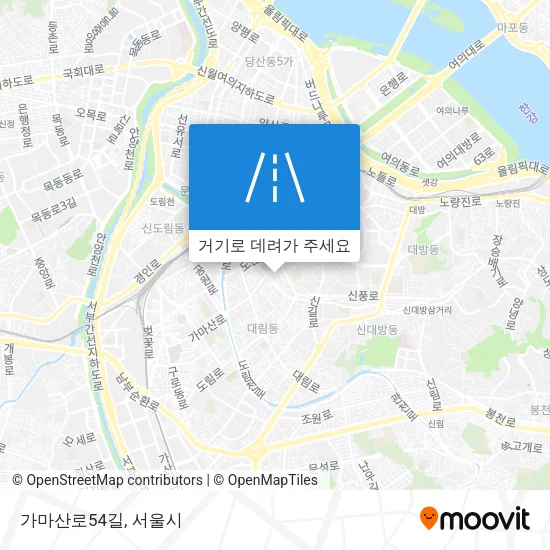 가마산로54길 지도