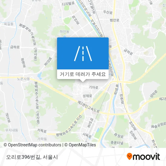 오리로396번길 지도
