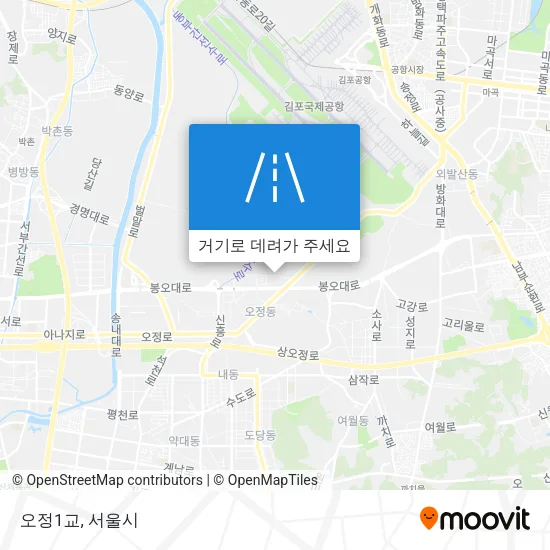오정1교 지도