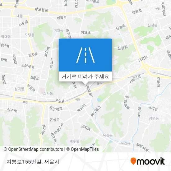 지봉로155번길 지도