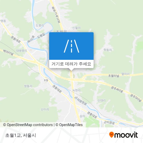 초월1교 지도