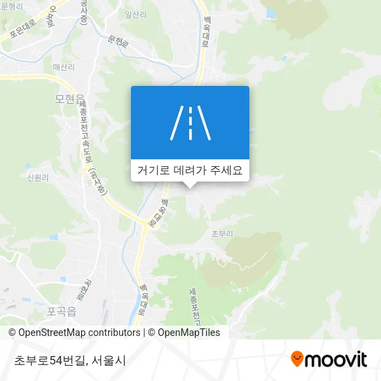 초부로54번길 지도