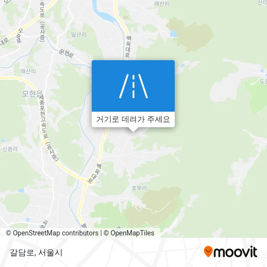 갈담로 지도