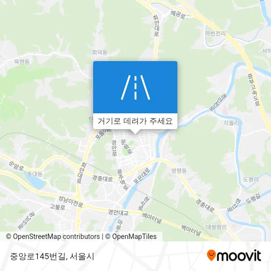 중앙로145번길 지도