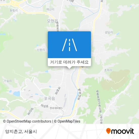 양지촌교 지도