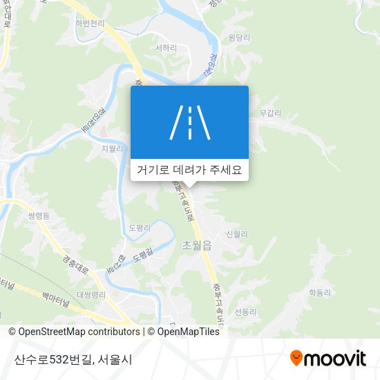산수로532번길 지도