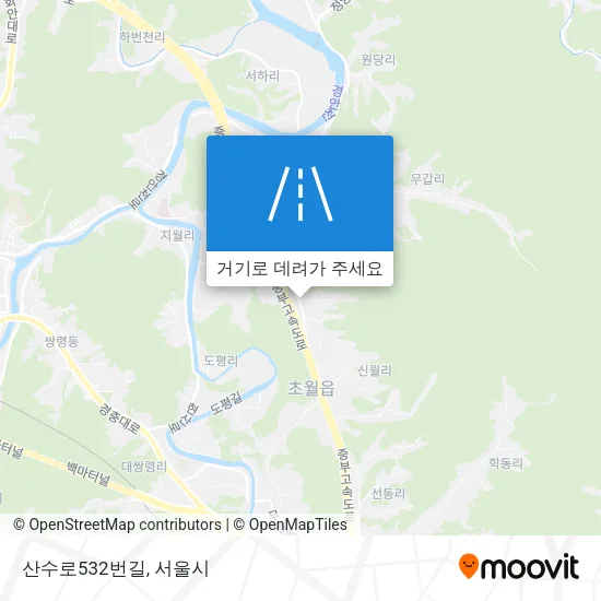 산수로532번길 지도