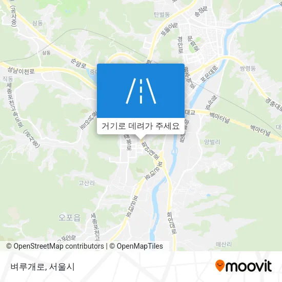벼루개로 지도