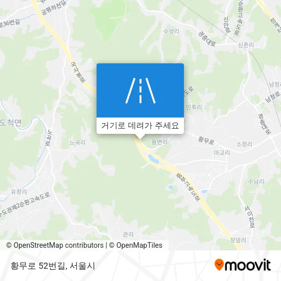 황무로 52번길 지도