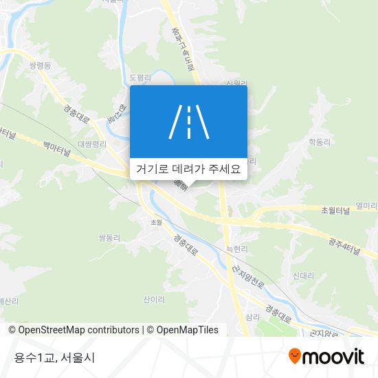 용수1교 지도